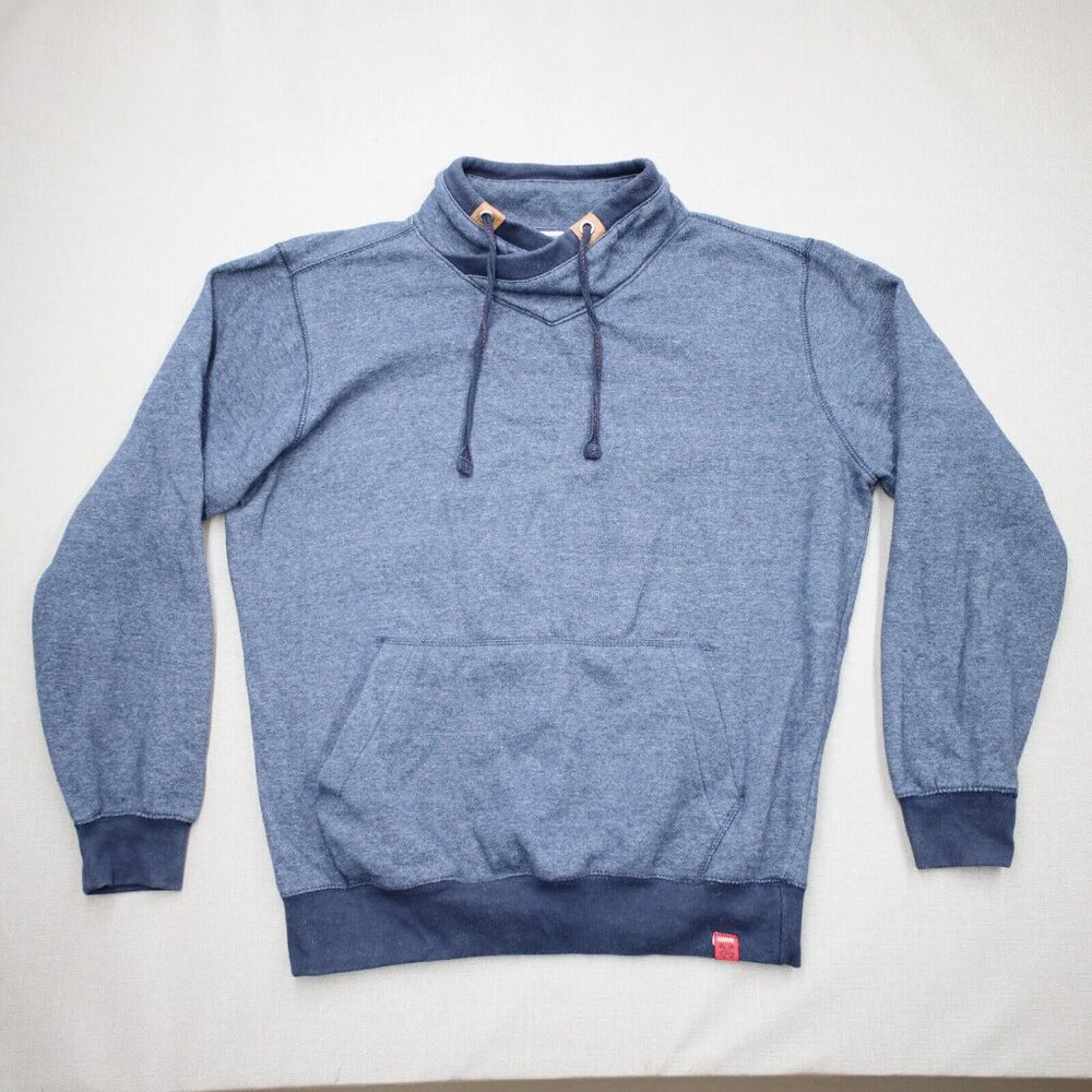 MBX Denim Wear Mens Large Sweat Shirt Draw String Collar Pockets